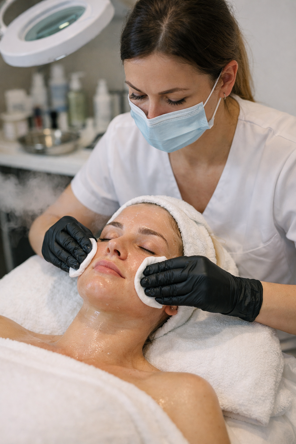 Manualne oczyszczanie twarzy w Dermline