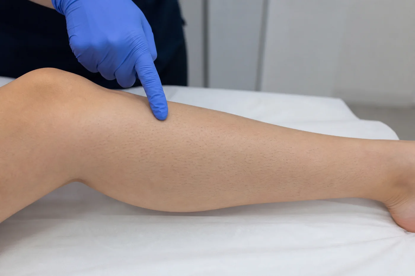 Ocena delikatnego odrostu włosów po serii depilacji laserowej
